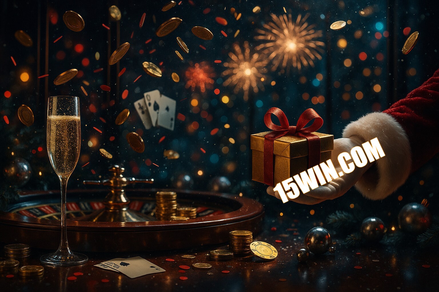 Promoções de Ano Novo no 15WIN.COM